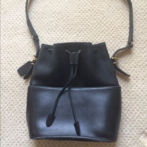 Vintage Coach leather bucket bag